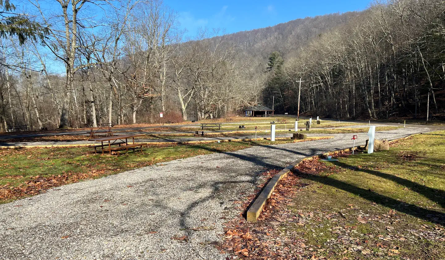 Outflow Recreation Area (pa) — New Outflow Pull Through Sites