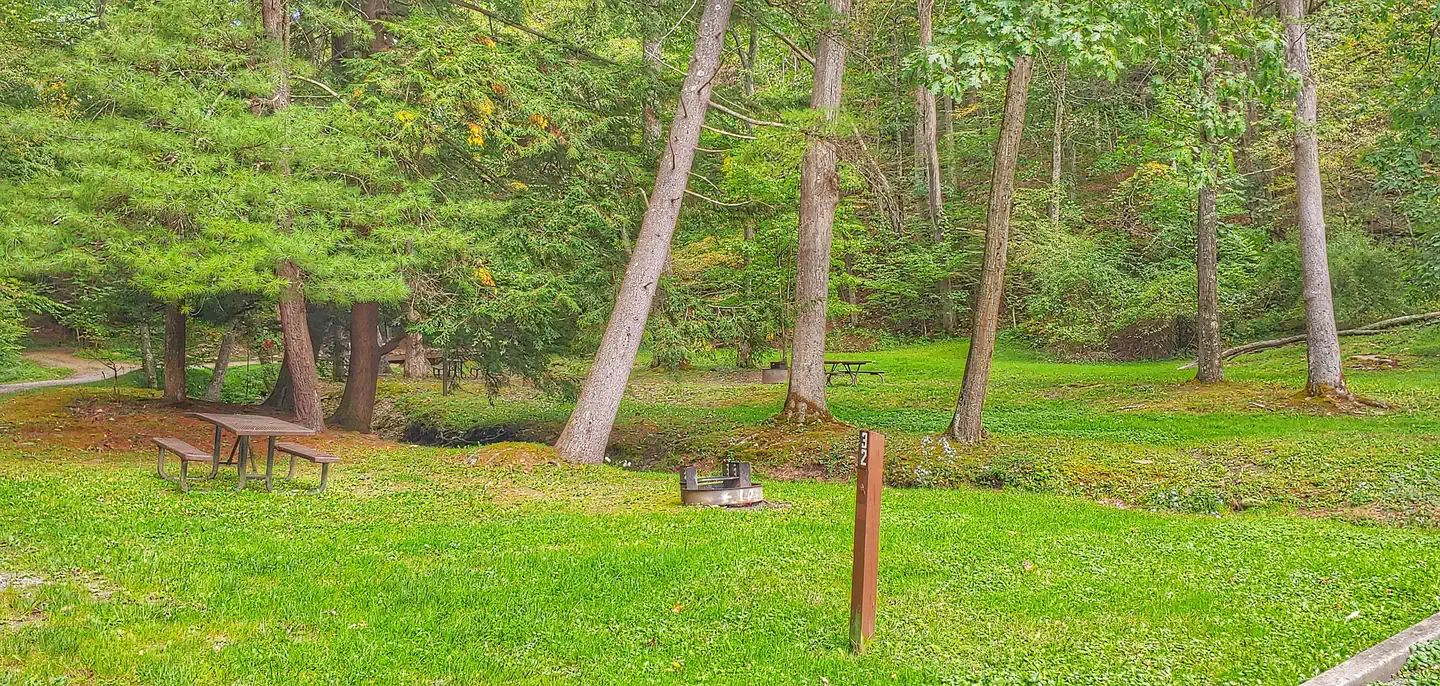 Outflow Recreation Area (pa) — campsites