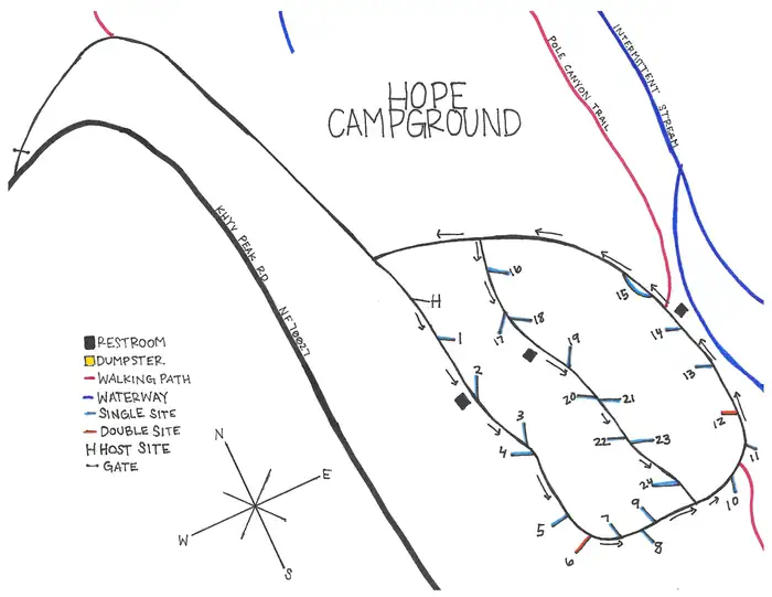 Hope — Campground Map