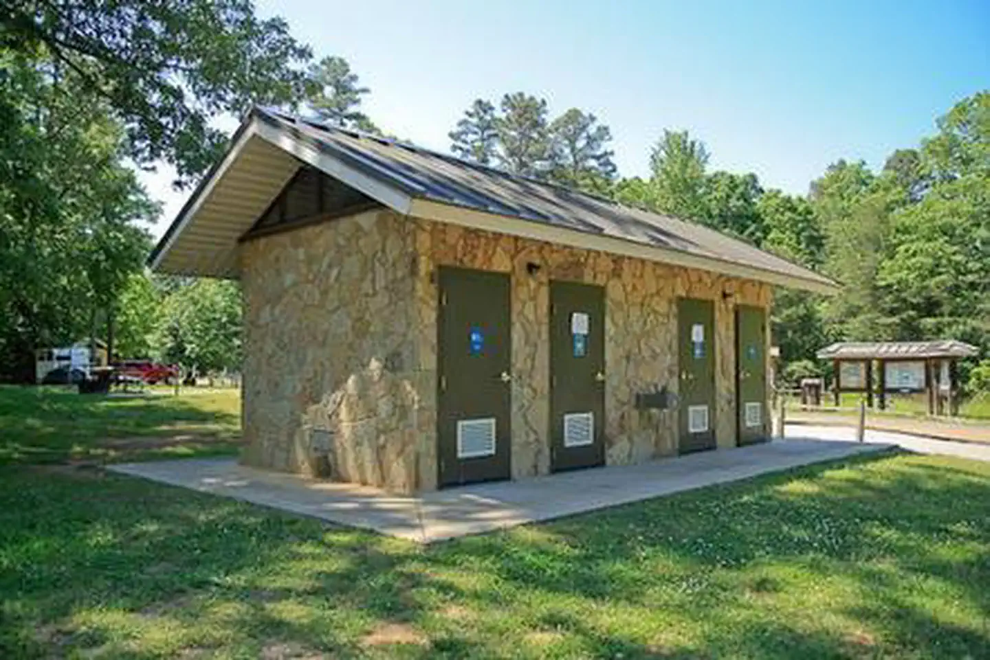 Canebrake Horse Camp — CANEBRAKE HORSE CAMP Bathhouse