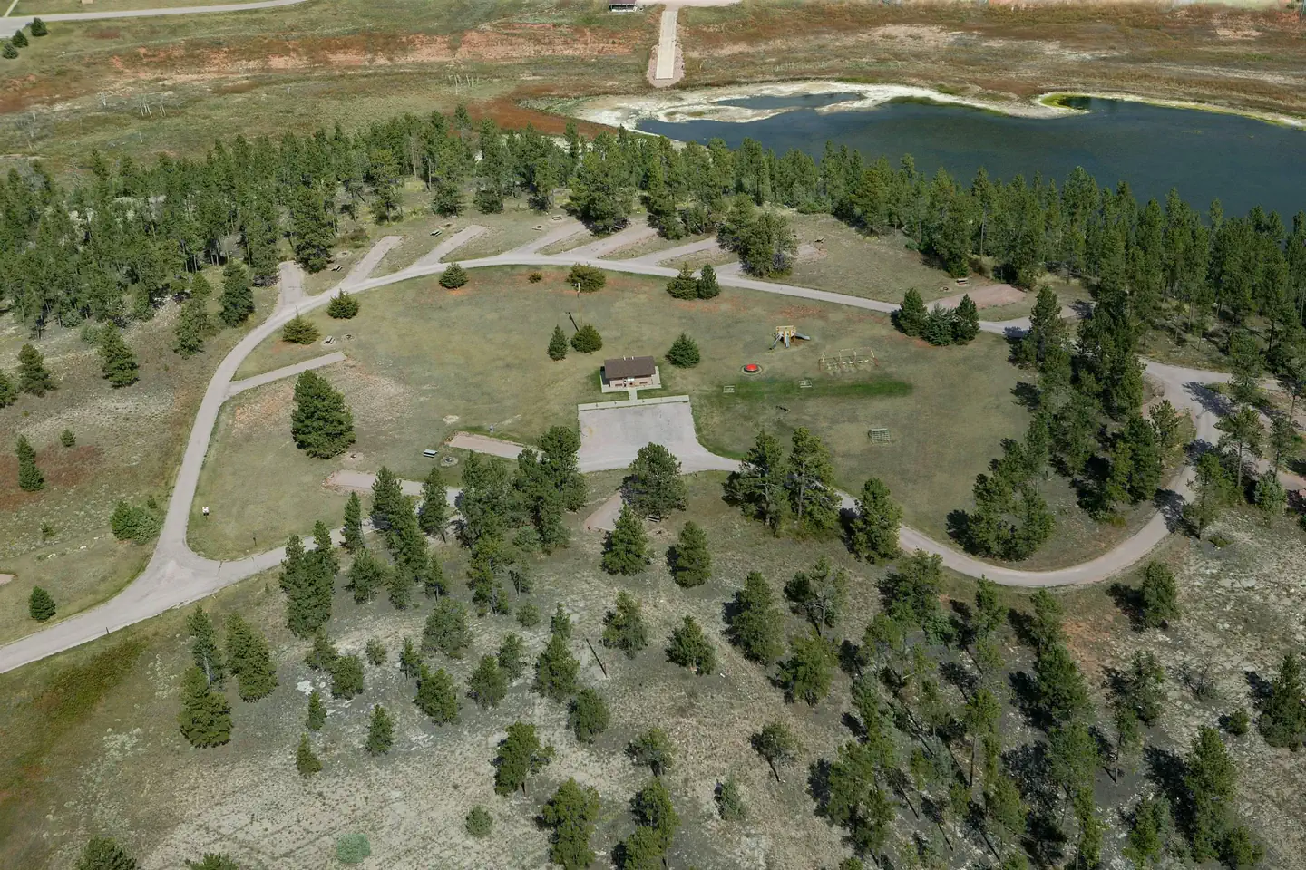 Cottonwood Springs Campground — Aerial Cottonwood Springs Campground
