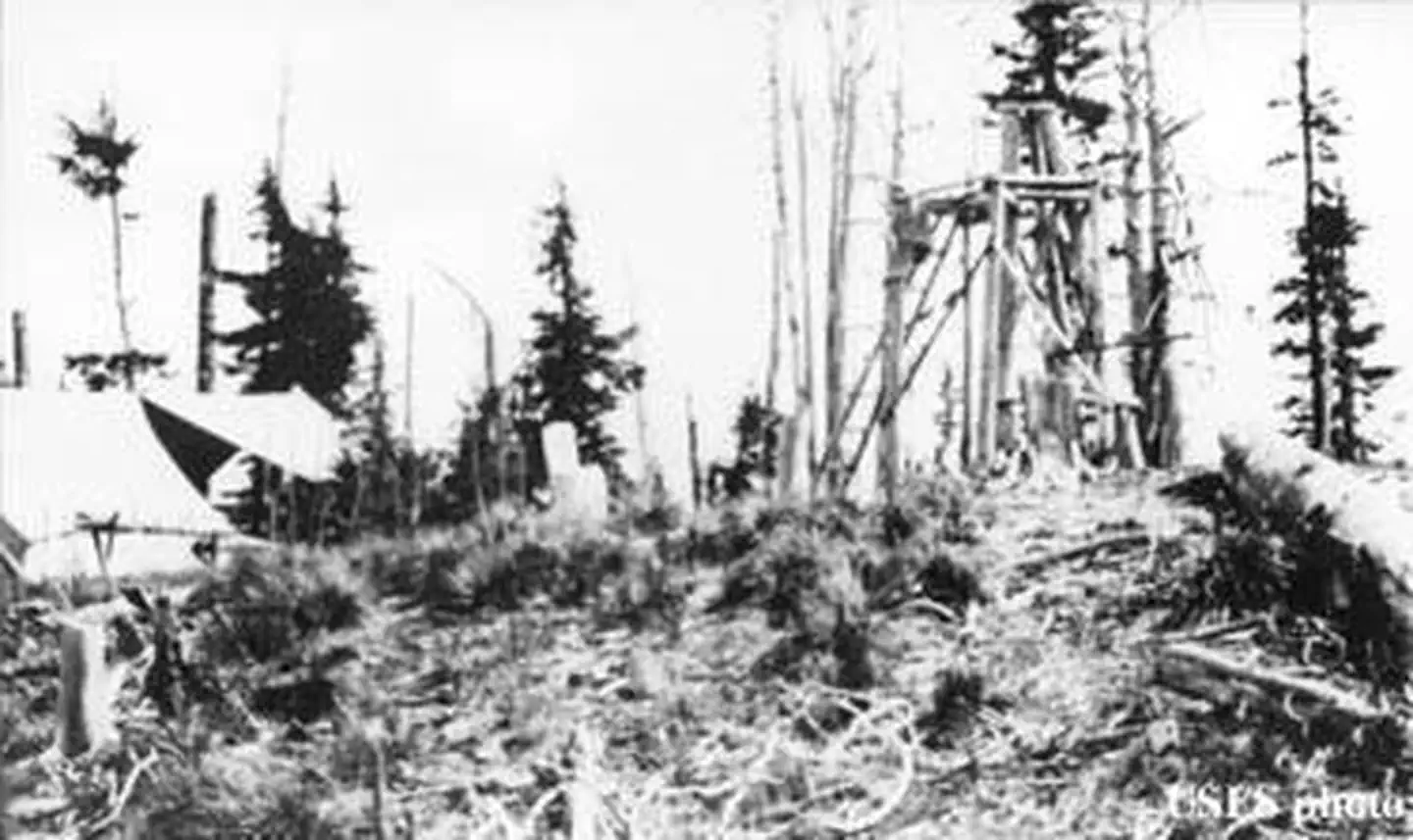 Gem Peak Lookout Rental — Gem Peak in 1921