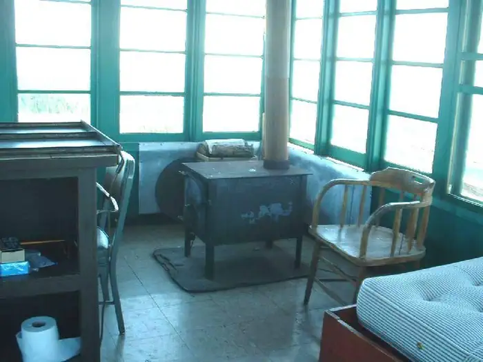 Gem Peak Lookout Rental — Woodstove