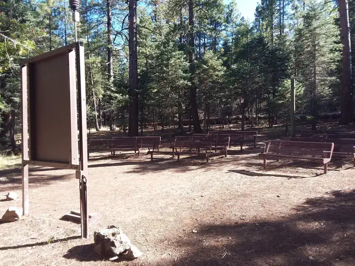 Dairy Springs Campground — Campground amphitheater.