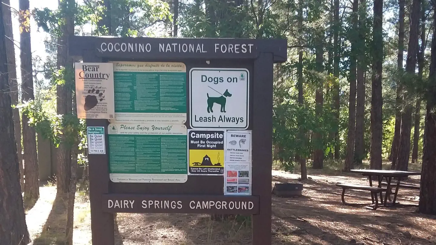 Dairy Springs Campground