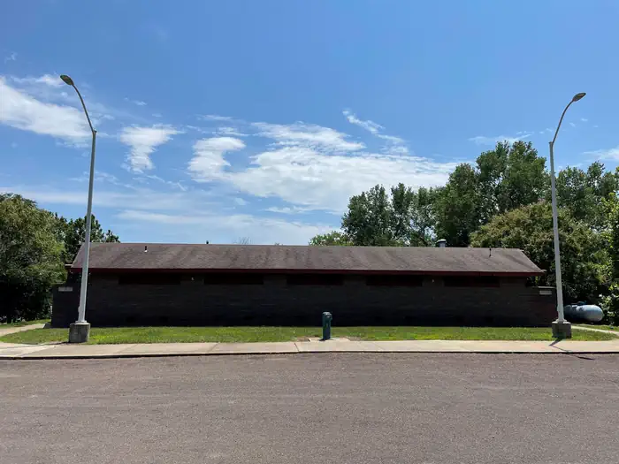 Bloomington East - Clinton Lake — Shower Building located between Hickory and Walnut Campground