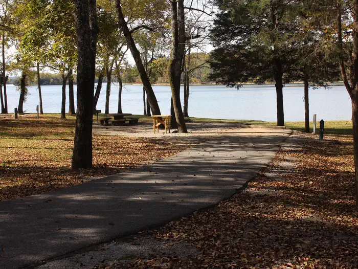 Seven Points  — Seven Points Campground Lakefront Campsite 13