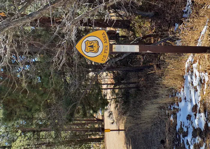 Reuter Campground — Fee Area Sign