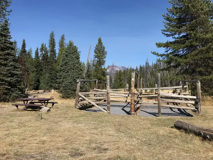 Quinn Meadow Horse Camp — South Sister from Quinn Meadow Horse Camp