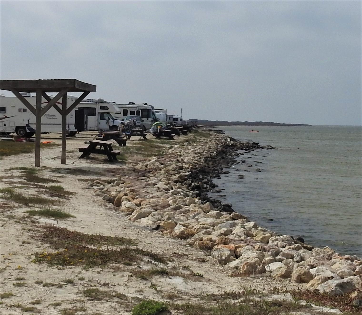 Bird Island Basin Campground — BIB CG and Laguna Madre shore