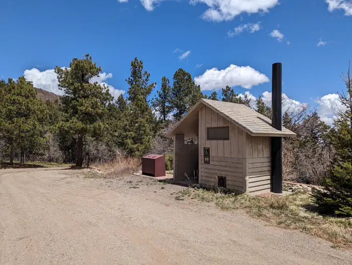 Capilla Peak Campground — Vault Toilets on site