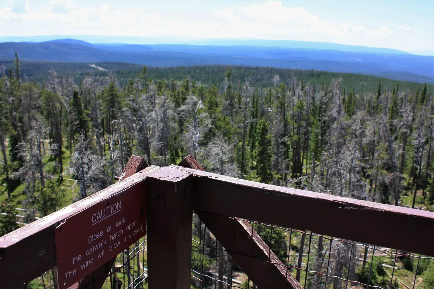 Spruce Mtn Fire Lookout Tower — Spruce Mountain Fire Lookout Tower views