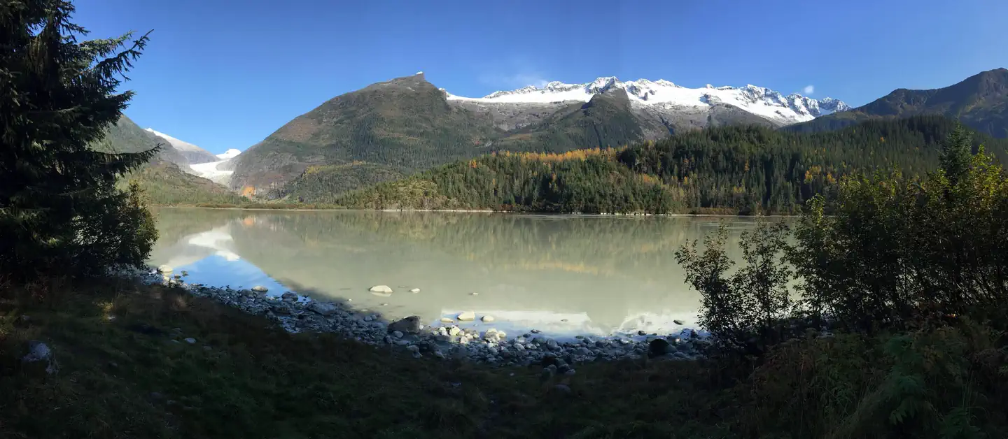 Eagle Glacier Cabin β View of Mount Ernest Gruening from front porch