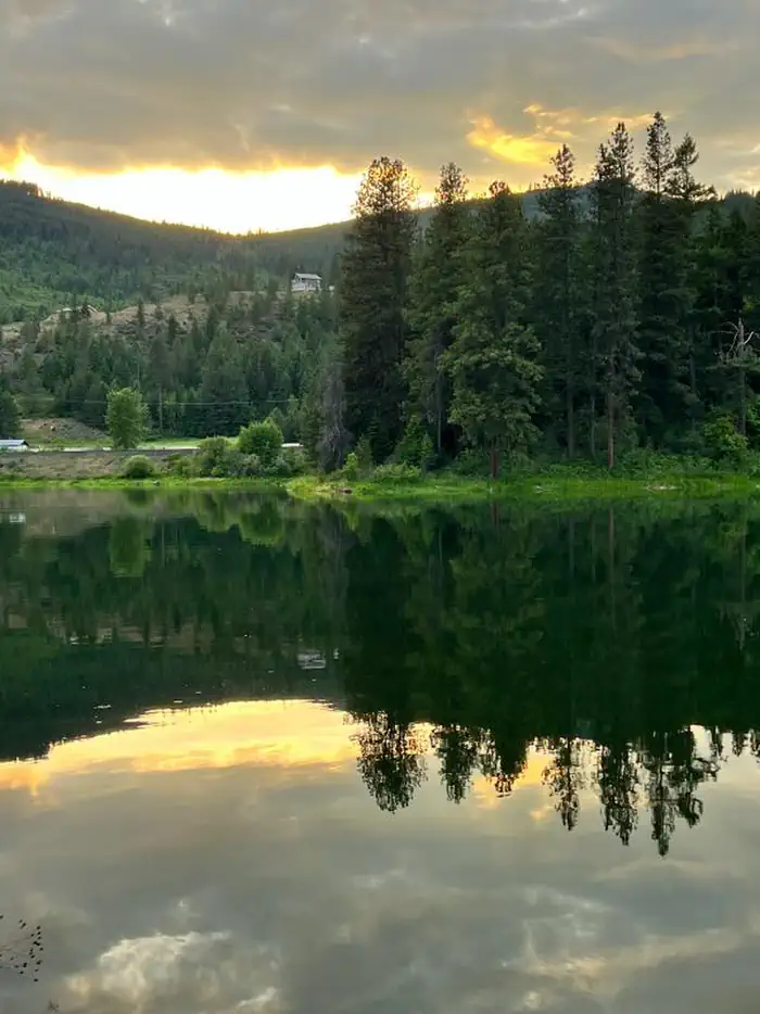 Riley Creek Campground — View while on the walking trail.