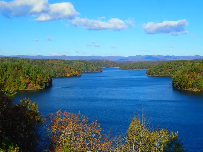 Philpott Park — Overview of Philpott Lake.