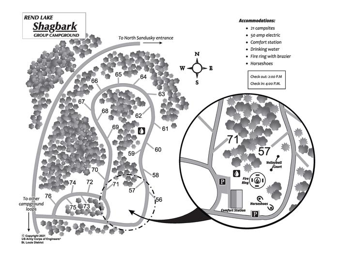 Shagbark Group Area — Shagbark Group Area Map