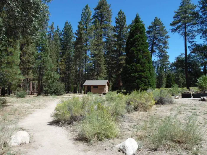 Barton Flats Family Campground — Barton Flats Bathroom