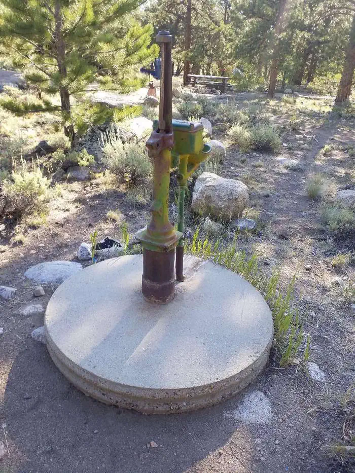 White Star — White Star Campground water spigot
