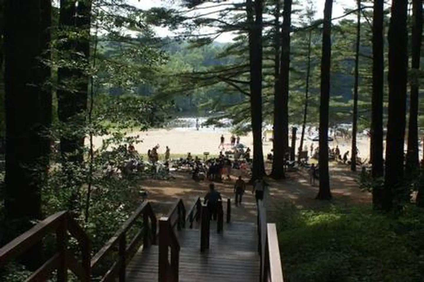 Buffumville Lake (Group Shelters) — Buffumville Lake Park staircase