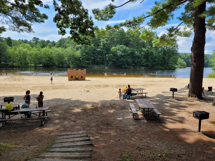 Buffumville Lake (Group Shelters) — Buffumville Lake Park beach and picnic area