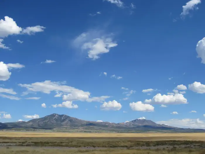 Simpson Springs Campground — View from Simpson Springs Campground