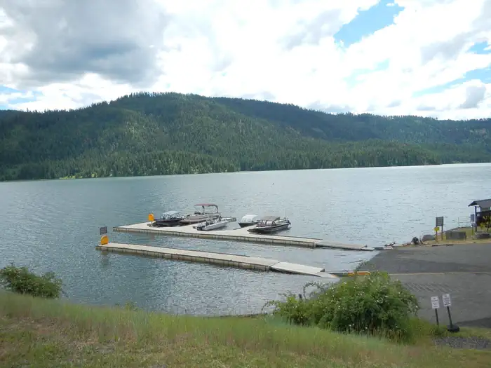 Dent Acres — Dent Acres boat ramp and courtesy docks