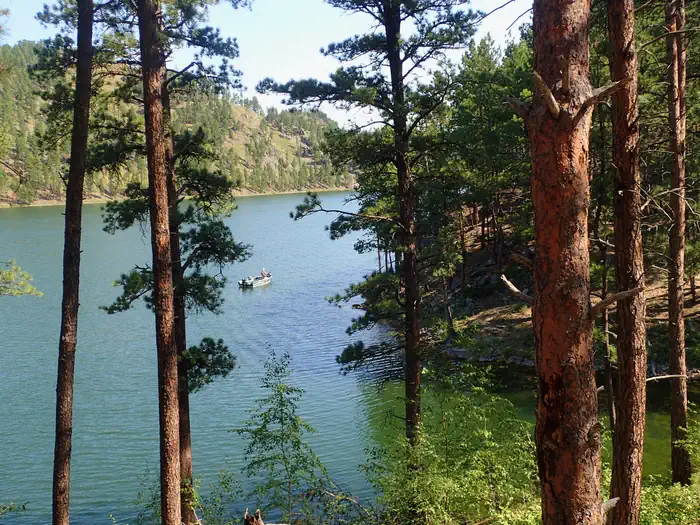 Sheridan North Cove Group Campground — Sheridan lake