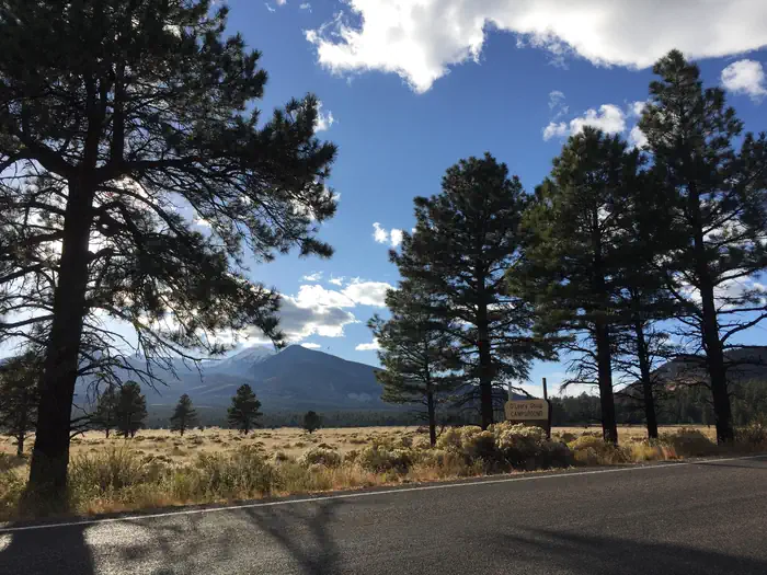 Oleary Group Site — O'Leary Group Campground with beautiful mountain views from the road