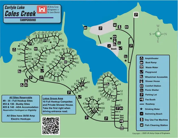 Coles Creek Recreation Area — Coles Creek Campground