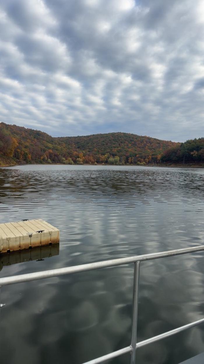 Tionesta Rec. Area Campground — Start of Fall foliage