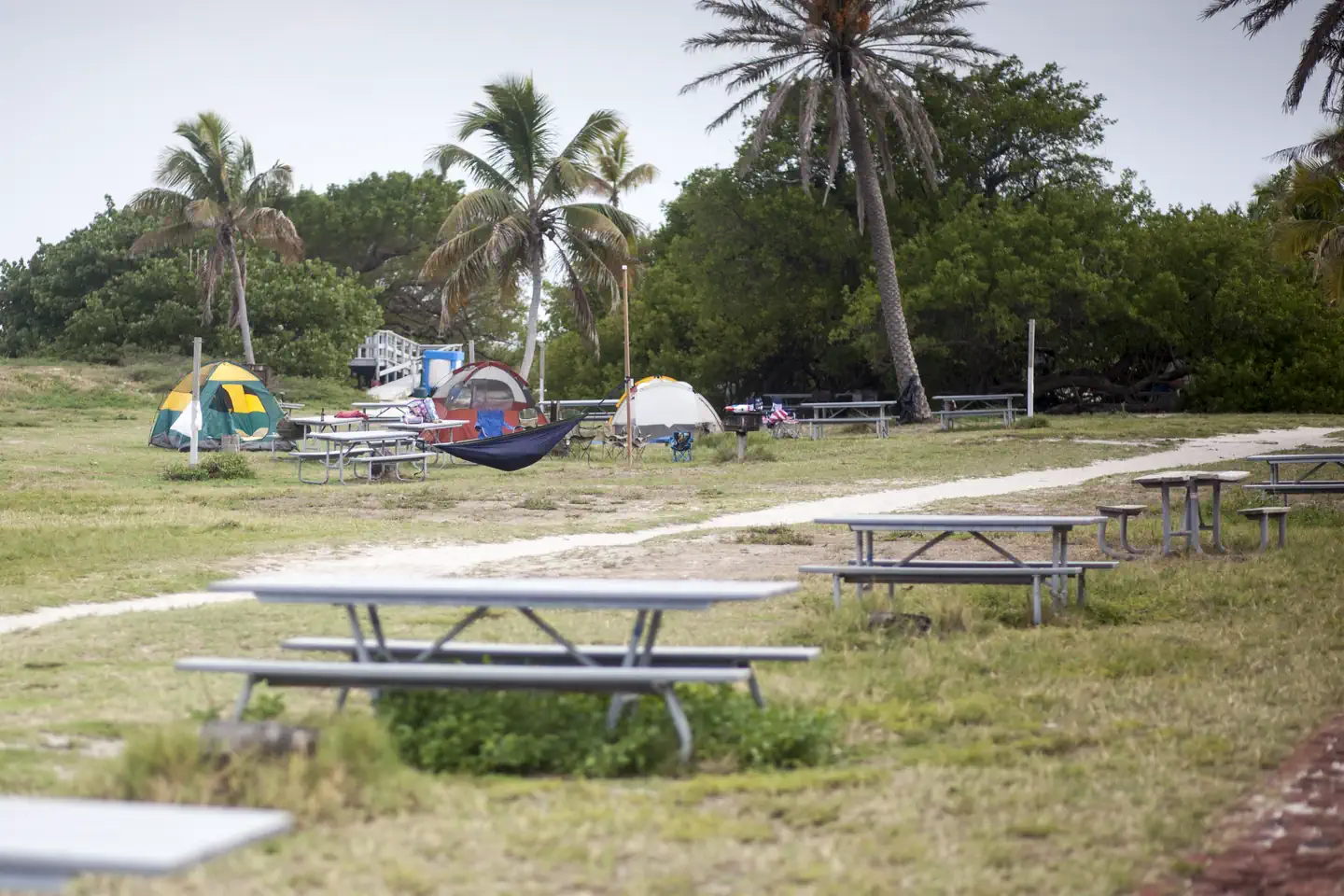 Garden Key Campground — Overflow Camp Area