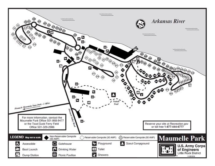 Maumelle Park — PARK MAP