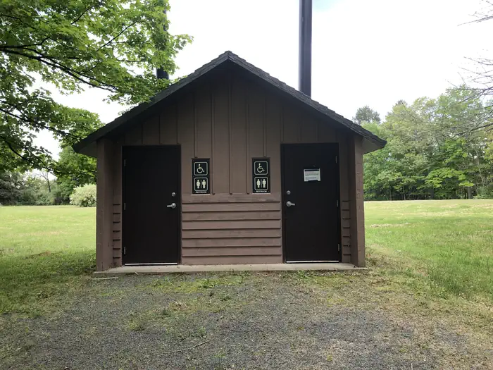 Rivers Bend Group Campground — Pit toilets