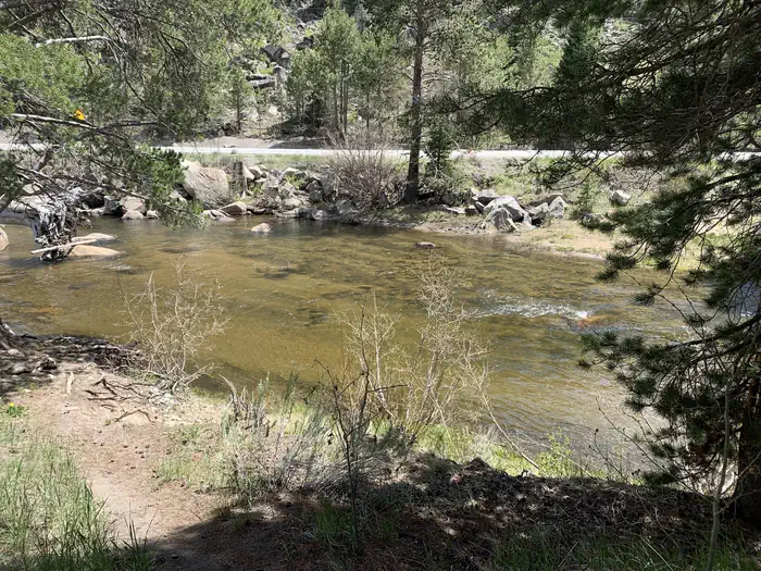 Kit Carson Campground — River access