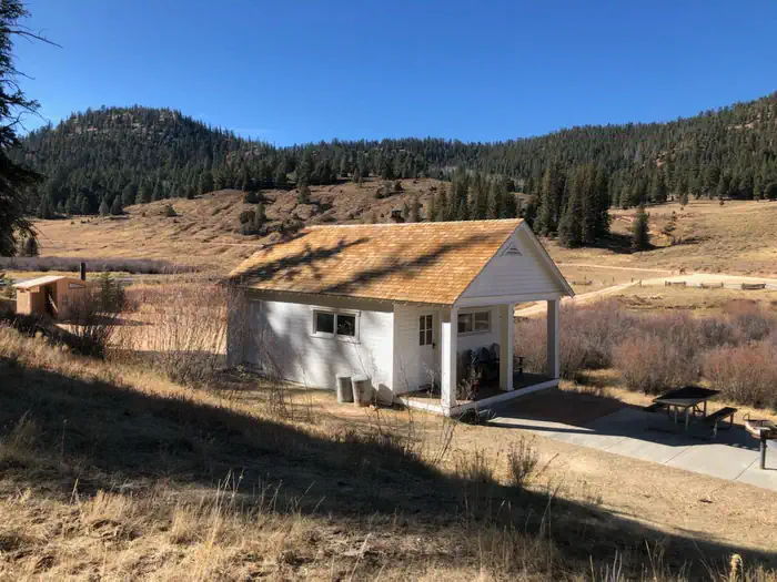 Podunk Guard Station — Podunk Guard Station and Restroom