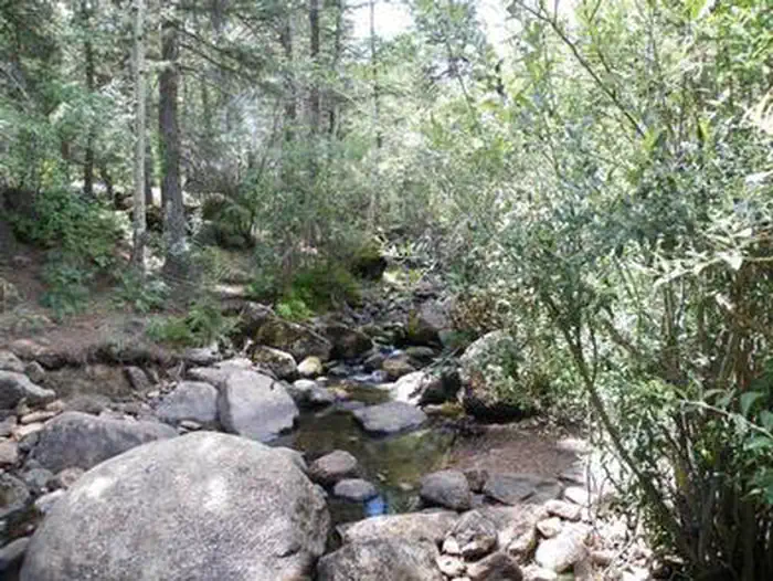 St Charles Campground - Lake Isabel — ST CHARLES CREEK AT CAMPGROUND - LAKE ISABEL