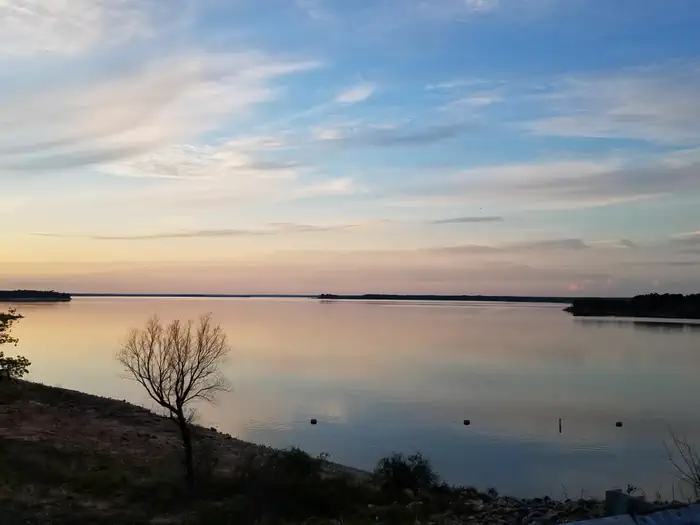 Kiamichi Park Campground — Hugo Lake sunset