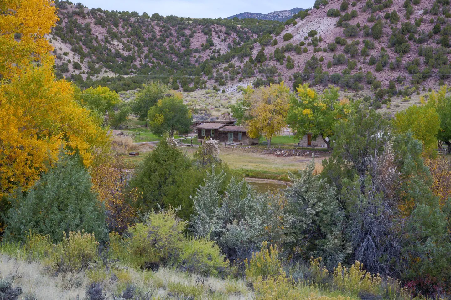 Indian Crossing Campground — Fall at the John Jarvie Historic Ranch