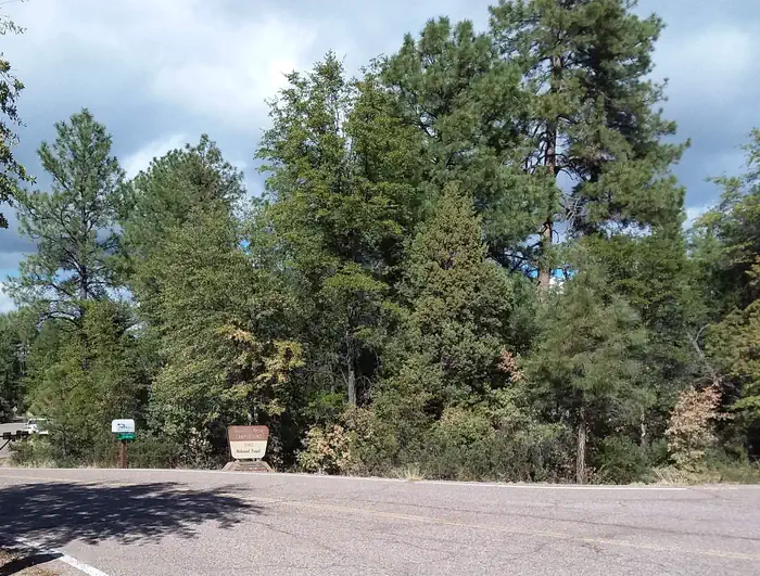 Houston Mesa Campground — Houston Mesa entrance