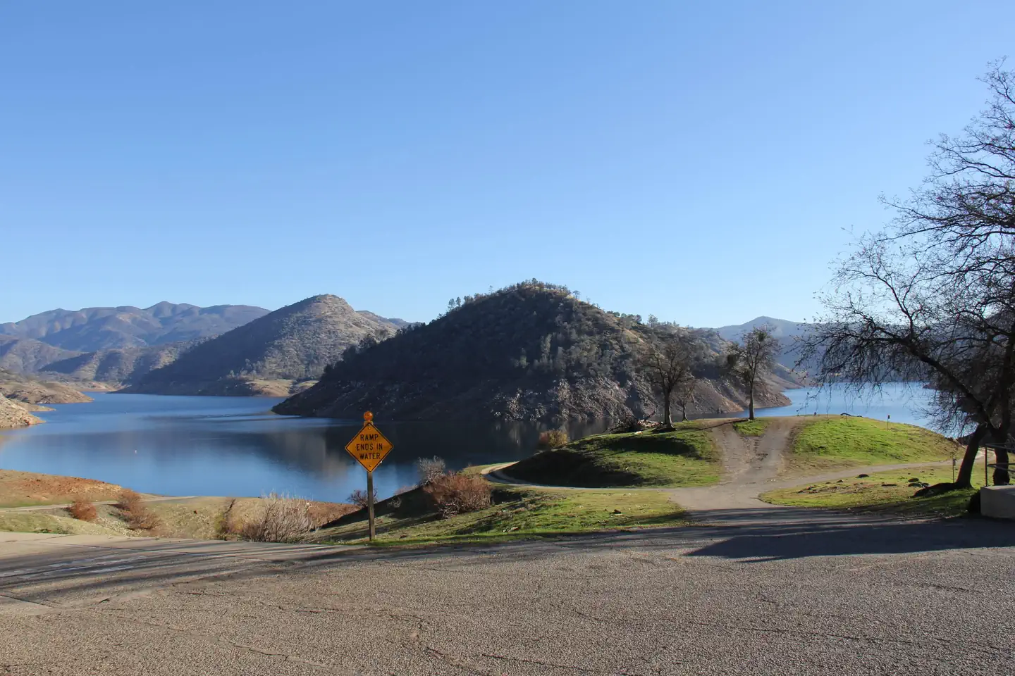 Trimmer Campground — TRIMMER OVERVIEW FROM BOAT RAMP