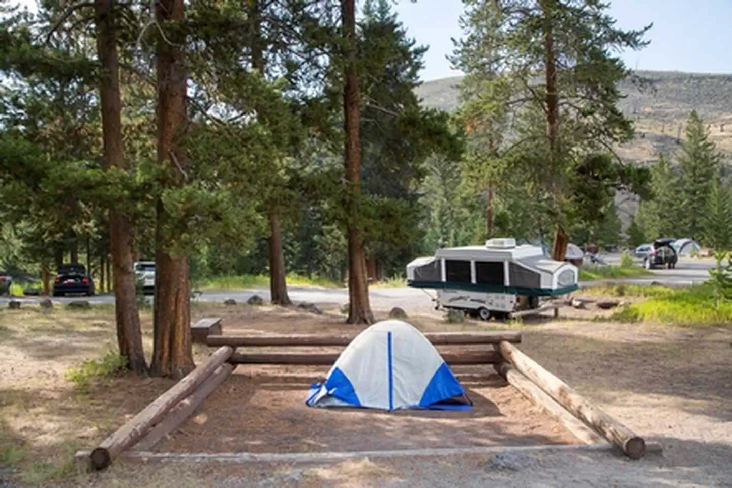 Tower Fall Campground — Tower Fall Campground tent