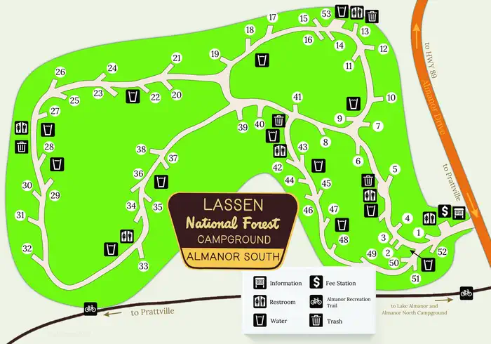 Almanor — Almanor South Map
