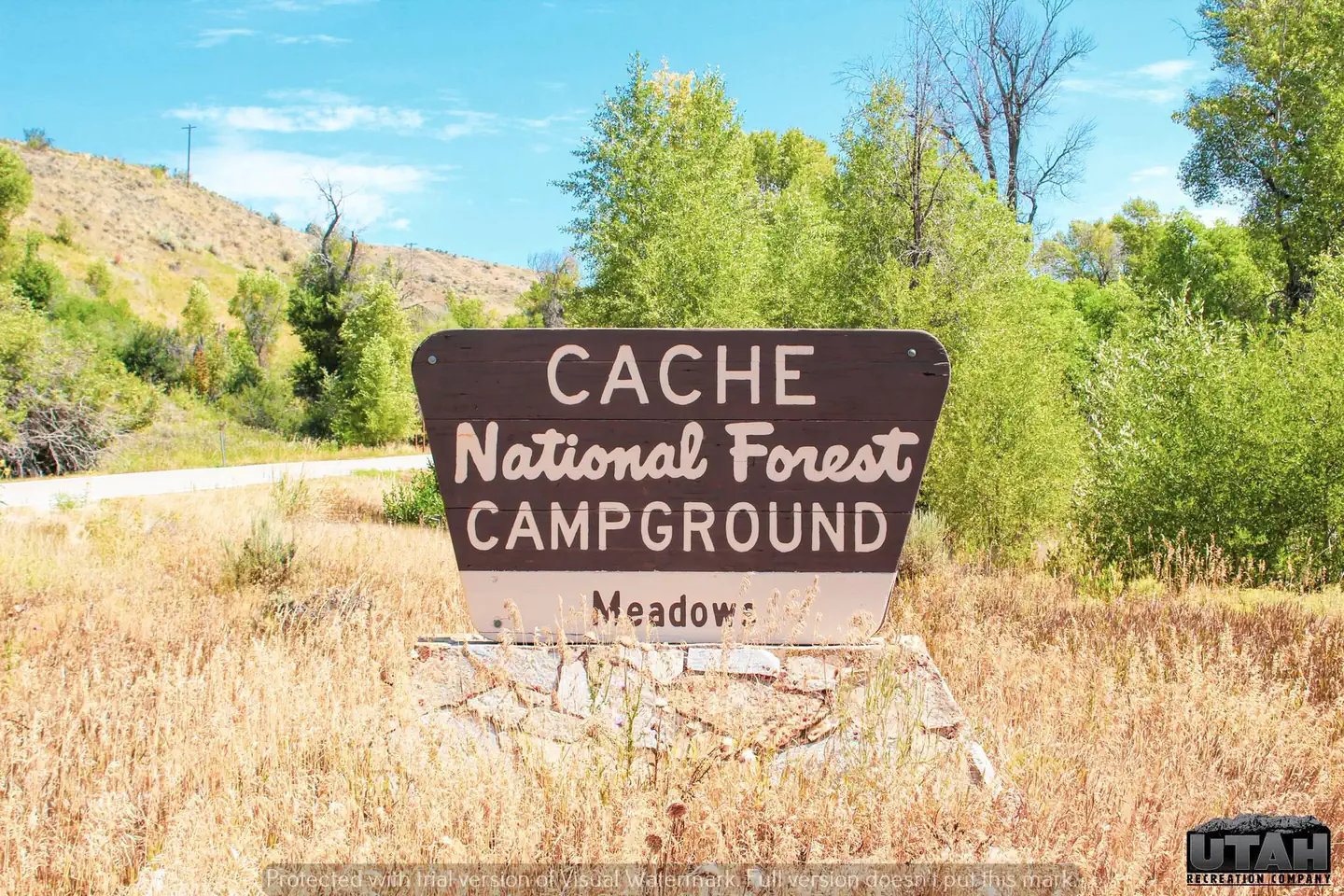 Lower Meadows Campground — Meadows Campground sign
