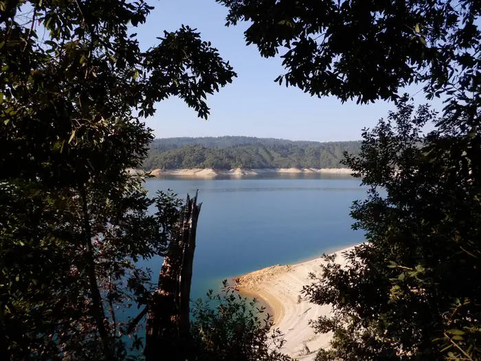 Garden Point Boat-in Campground — View of Lake from Campsite 16/17