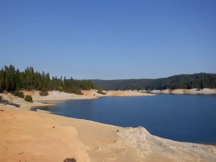 Garden Point Boat-in Campground — Beach by Campground (low water)