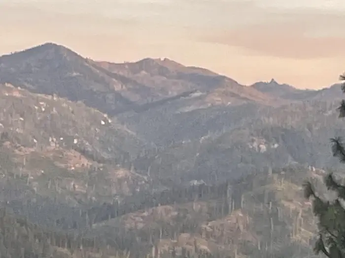 Silver Creek Plunge — Mountains behind Silver Creek Campground