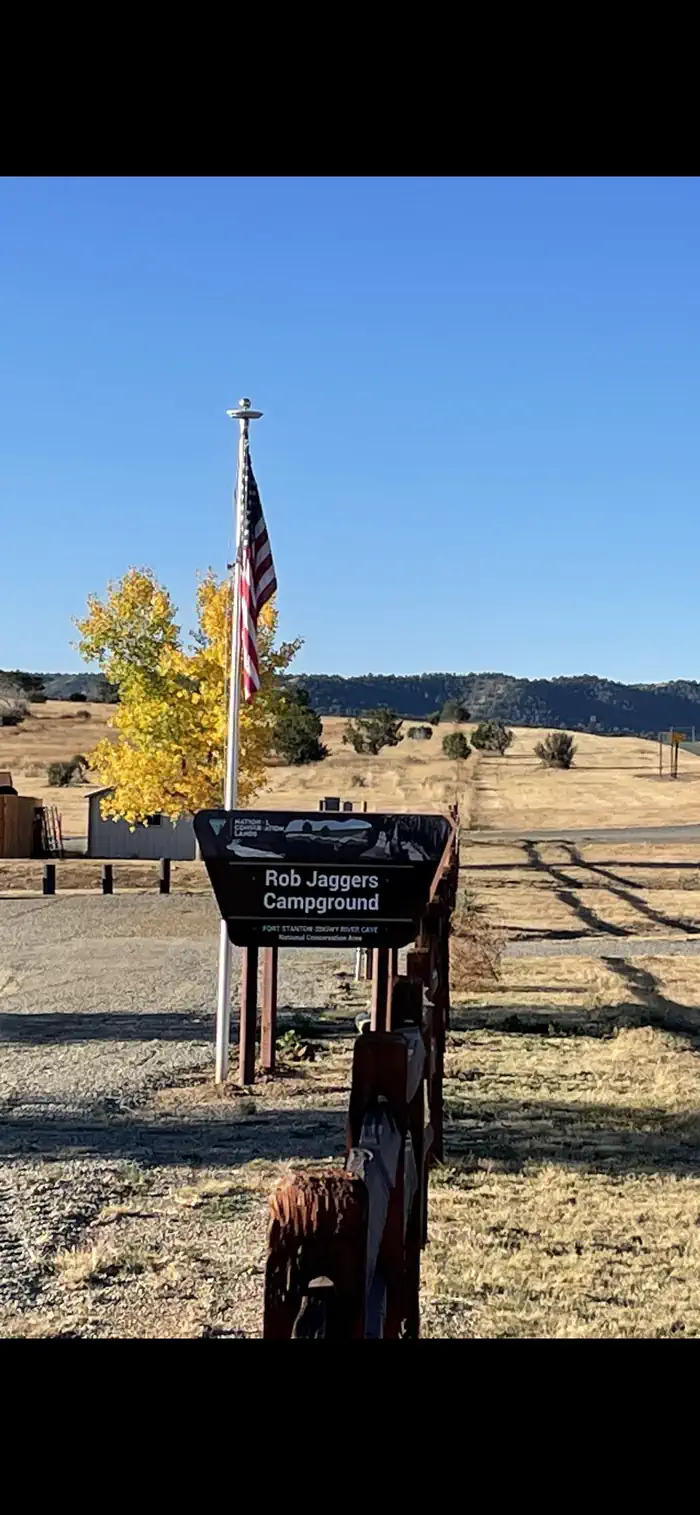Rob Jagger Campground — Jaggers with Flag