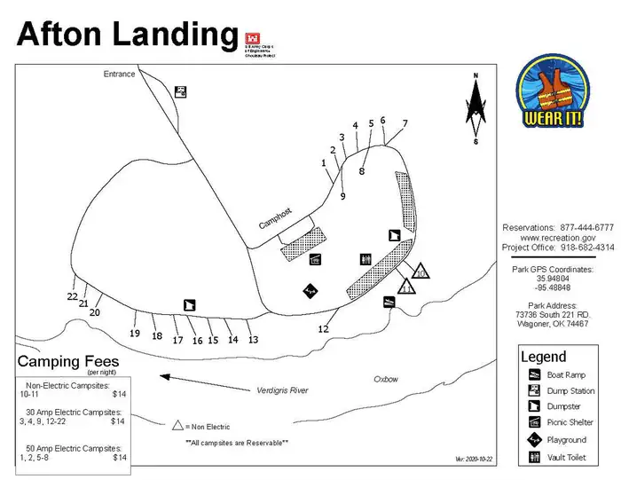 Afton Landing — Afton Landing map