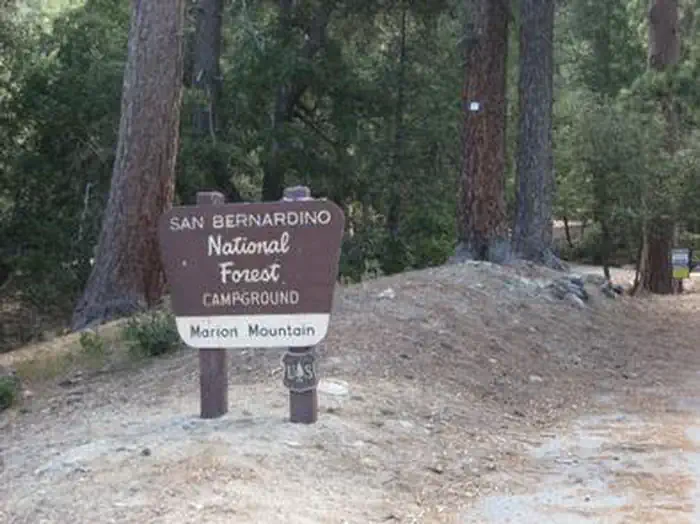 Marion Mountain — Marion Mountain Campground Sign