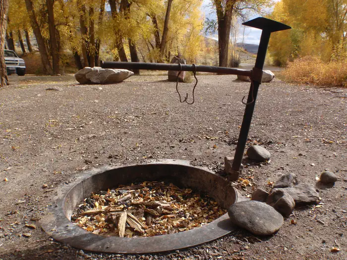 East Elk Creek Group Campsite β Fire pit 2